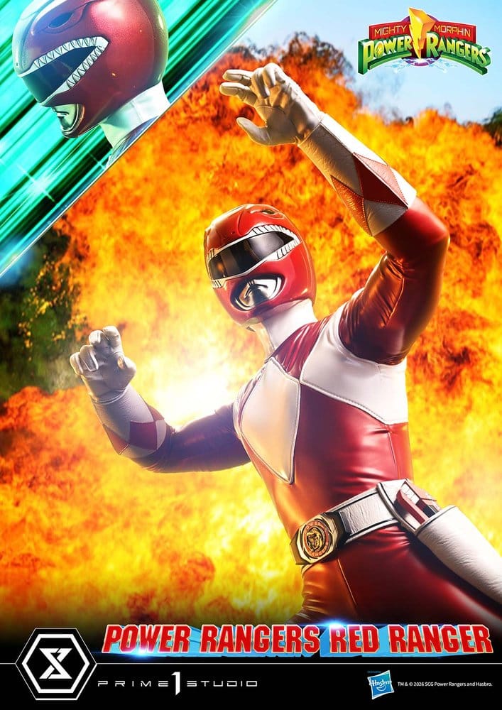 Mighty Morphin Power Rangers Premium Masterline statuette 1/4 Red Ranger 62 cm