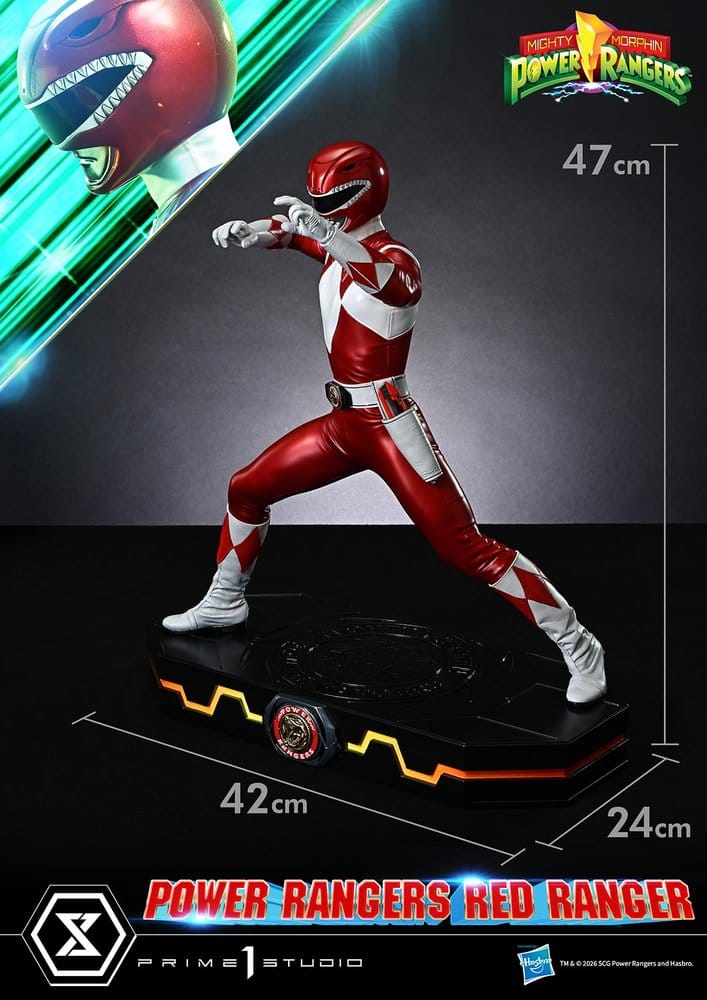 Mighty Morphin Power Rangers Premium Masterline statuette 1/4 Red Ranger 62 cm