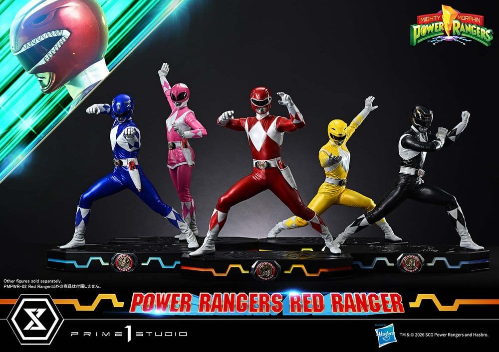 Mighty Morphin Power Rangers Premium Masterline statuette 1/4 Red Ranger 62 cm