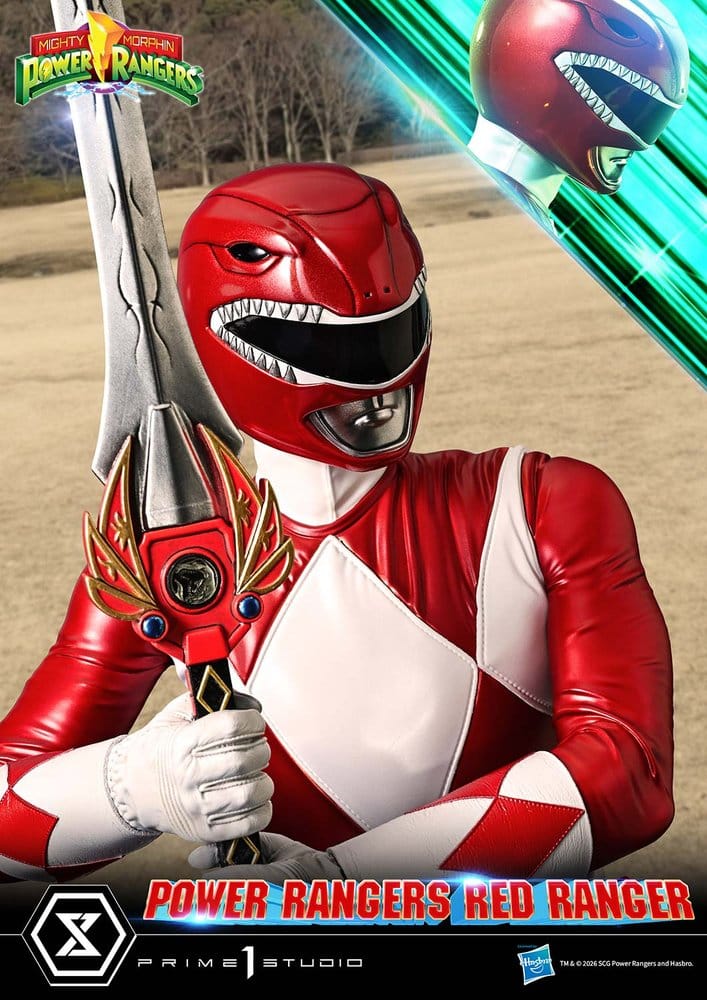 Mighty Morphin Power Rangers Premium Masterline statuette 1/4 Red Ranger 62 cm