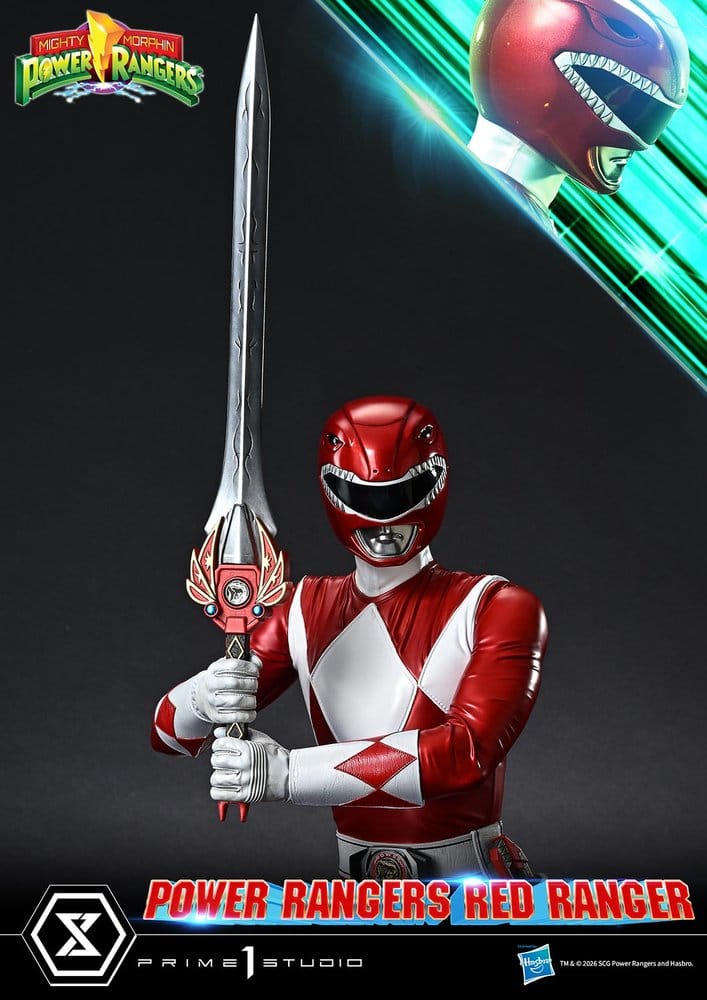 Mighty Morphin Power Rangers Premium Masterline statuette 1/4 Red Ranger 62 cm