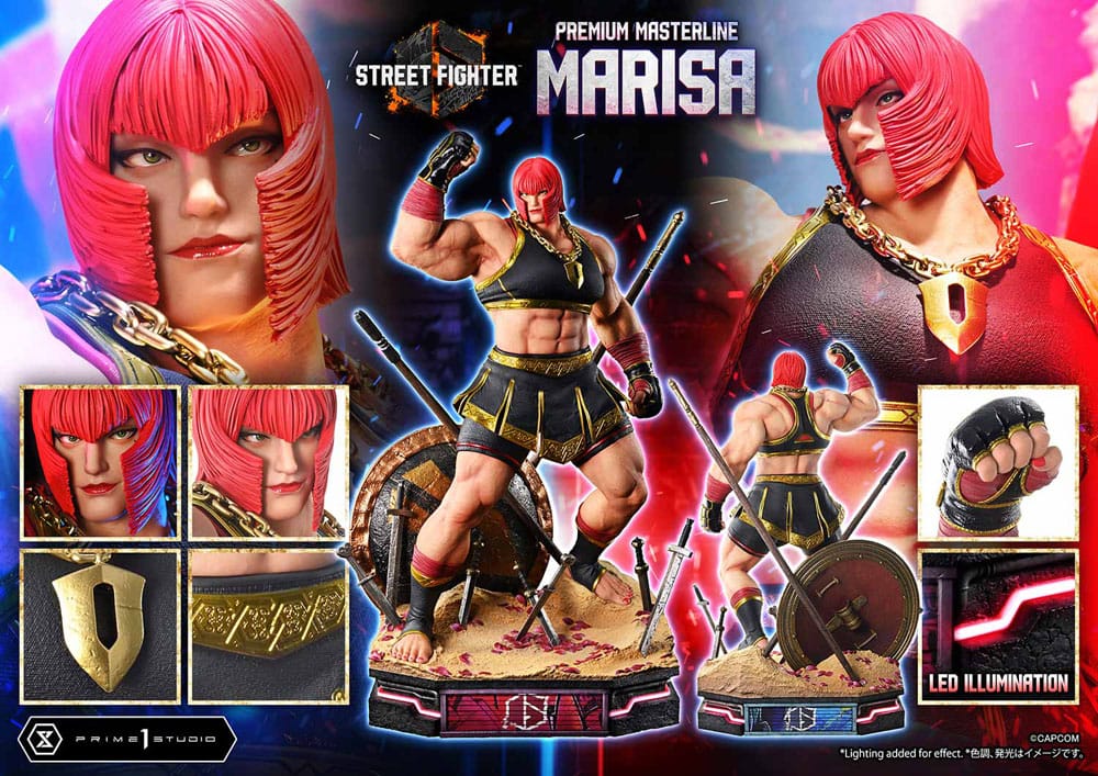 Street Fighter 6 statuette Premium Masterline Series 1/4 Marisa 70 cm