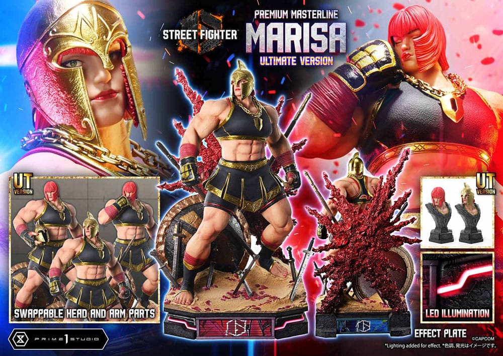 Street Fighter 6 statuette Premium Masterline Series 1/4 Marisa Ultimate Bonus Version 70 cm