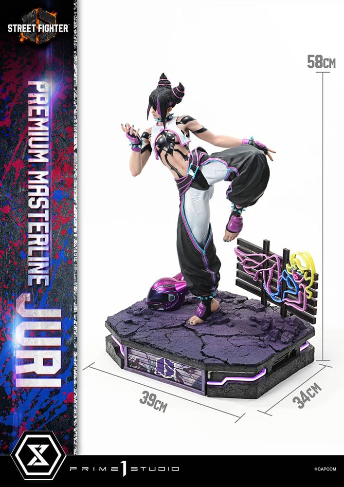 Street Fighter 6 statuette Premium Masterline Series 1/4 Juri 58 cm
