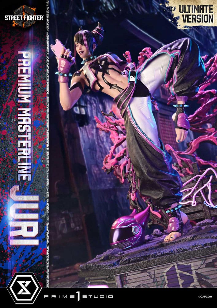 Street Fighter 6 statuette Premium Masterline Series 1/4 Juri Ultimate Version 58 cm