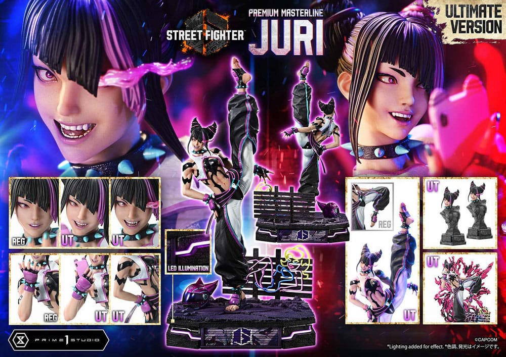 Street Fighter 6 statuette Premium Masterline Series 1/4 Juri Ultimate Version 58 cm