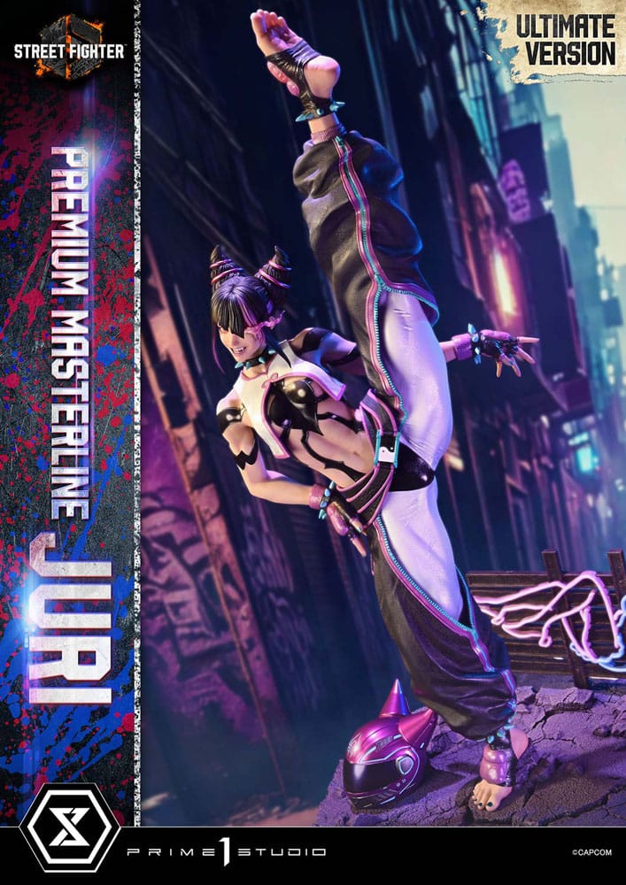 Street Fighter 6 statuette Premium Masterline Series 1/4 Juri Ultimate Bonus Version 58 cm