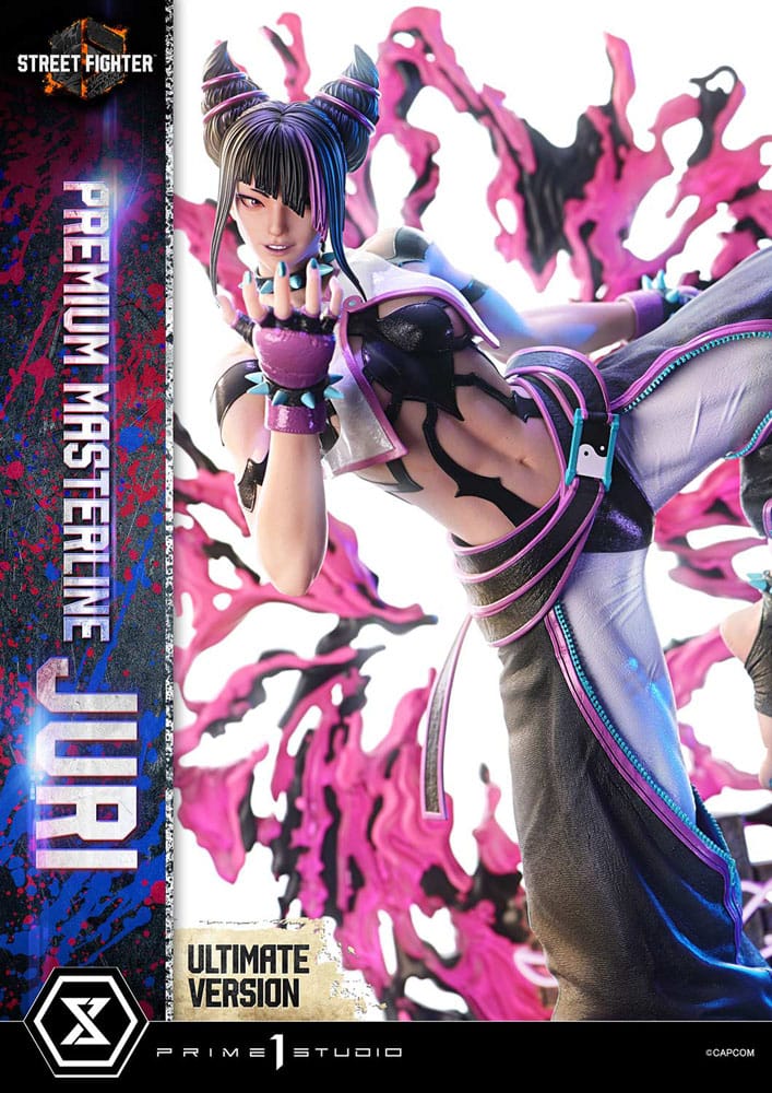 Street Fighter 6 statuette Premium Masterline Series 1/4 Juri Ultimate Bonus Version 58 cm
