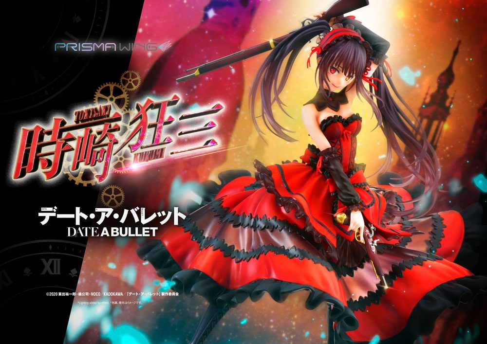 Date A Live Fragment: Date A Bullet statuette PVC 1/7 Prisma Wing Kurumi Tokisaki 27 cm