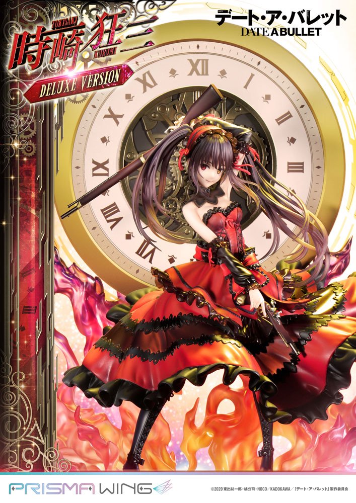 Date A Live Fragment: Date A Bullet statuette PVC 1/7 Prisma Wing Kurumi Tokisaki Deluxe Version 37 cm