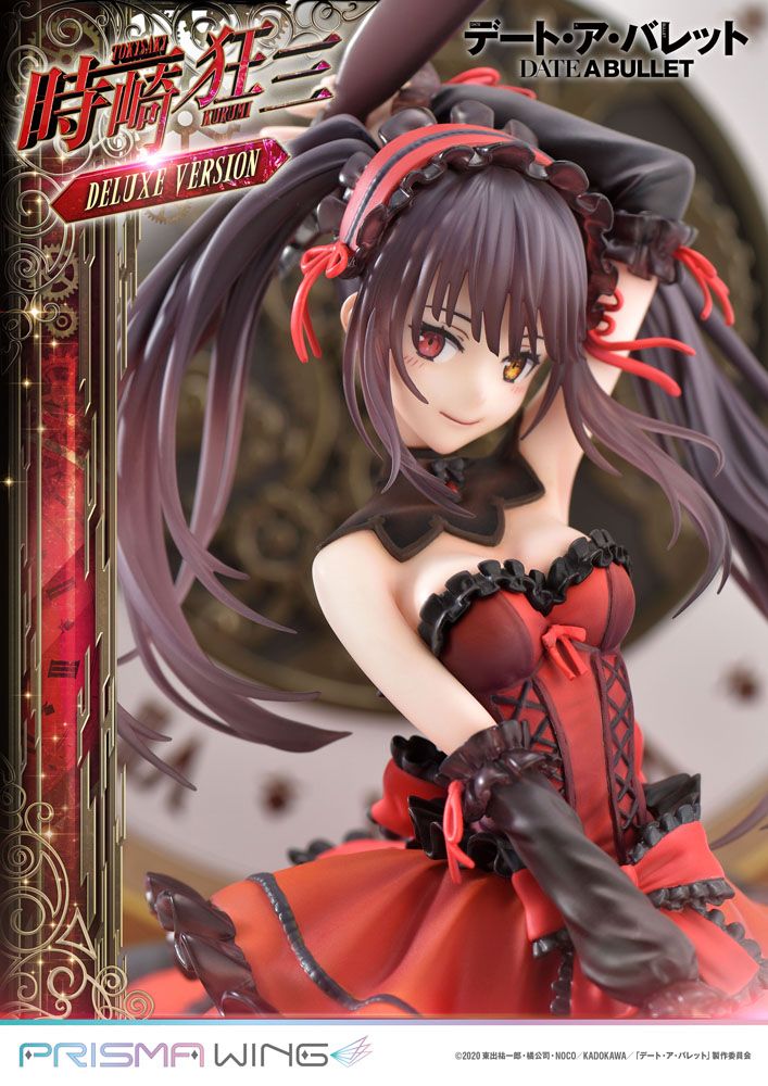 Date A Live Fragment: Date A Bullet statuette PVC 1/7 Prisma Wing Kurumi Tokisaki Deluxe Version 37 cm