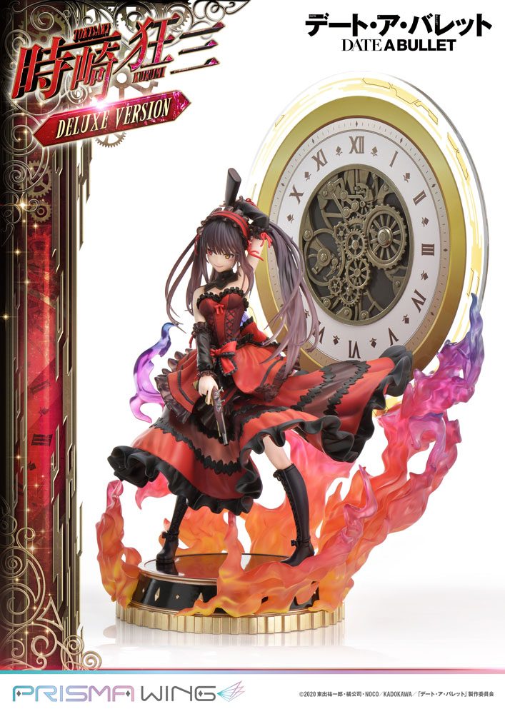 Date A Live Fragment: Date A Bullet statuette PVC 1/7 Prisma Wing Kurumi Tokisaki Deluxe Version 37 cm