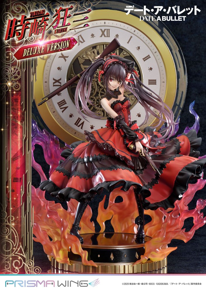 Date A Live Fragment: Date A Bullet statuette PVC 1/7 Prisma Wing Kurumi Tokisaki Deluxe Version 37 cm