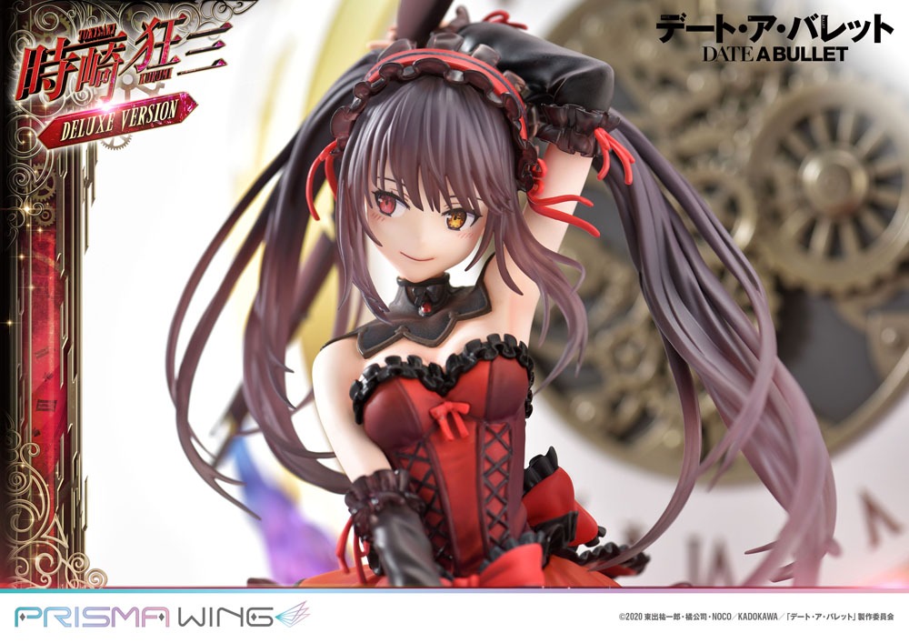 Date A Live Fragment: Date A Bullet statuette PVC 1/7 Prisma Wing Kurumi Tokisaki Deluxe Version 37 cm