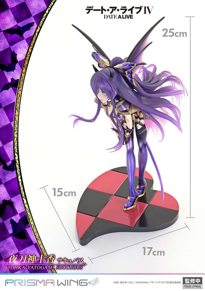 Date A Live Dead statuette PVC 1/7 Prisma Wing Tohka Yatogami succubus 25 cm
