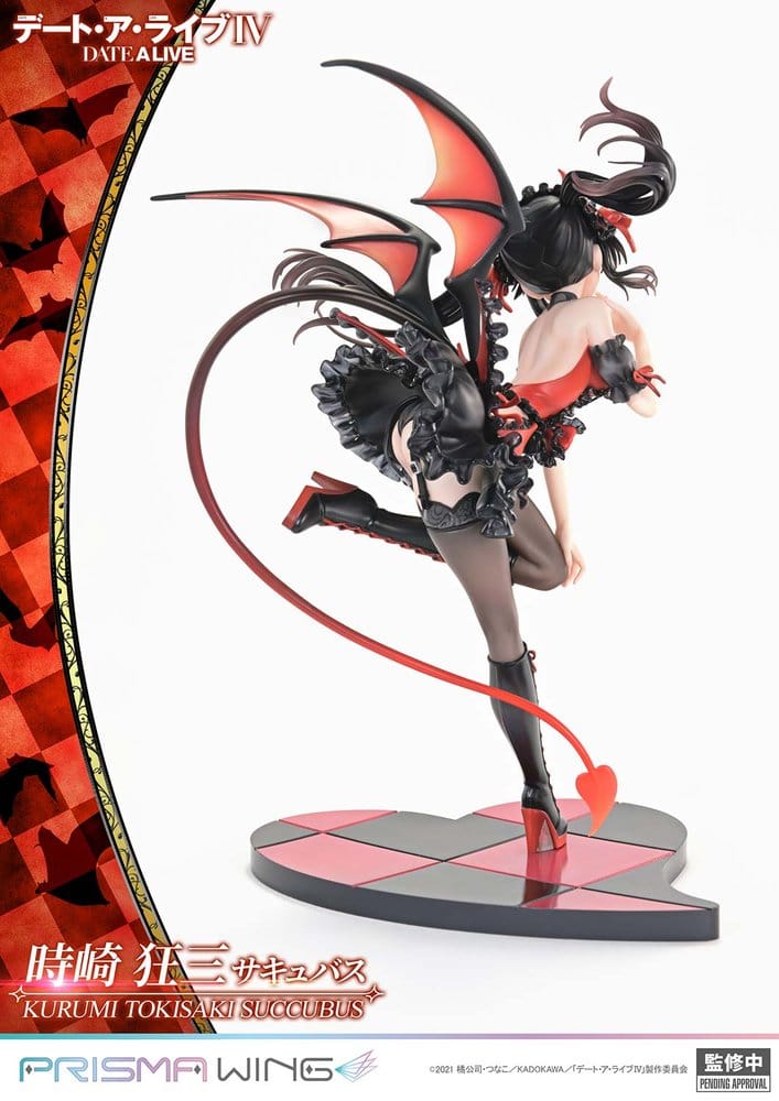 Date A Live Dead statuette PVC 1/7 Prisma Wing Kurumi Tokisaki succubus 25 cm