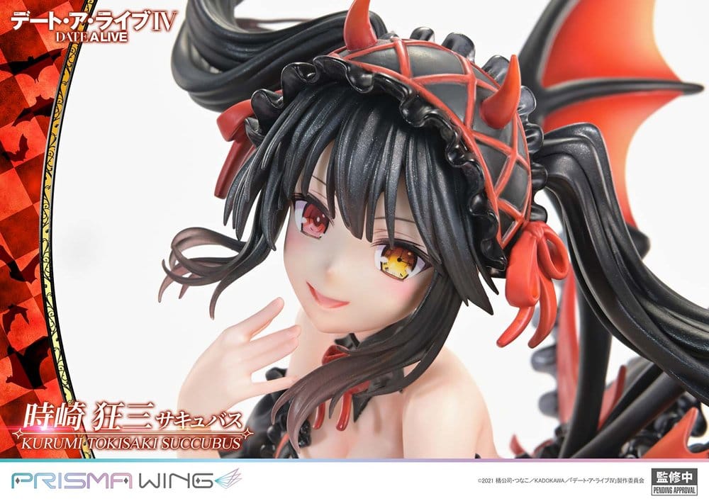 Date A Live Dead statuette PVC 1/7 Prisma Wing Kurumi Tokisaki succubus 25 cm