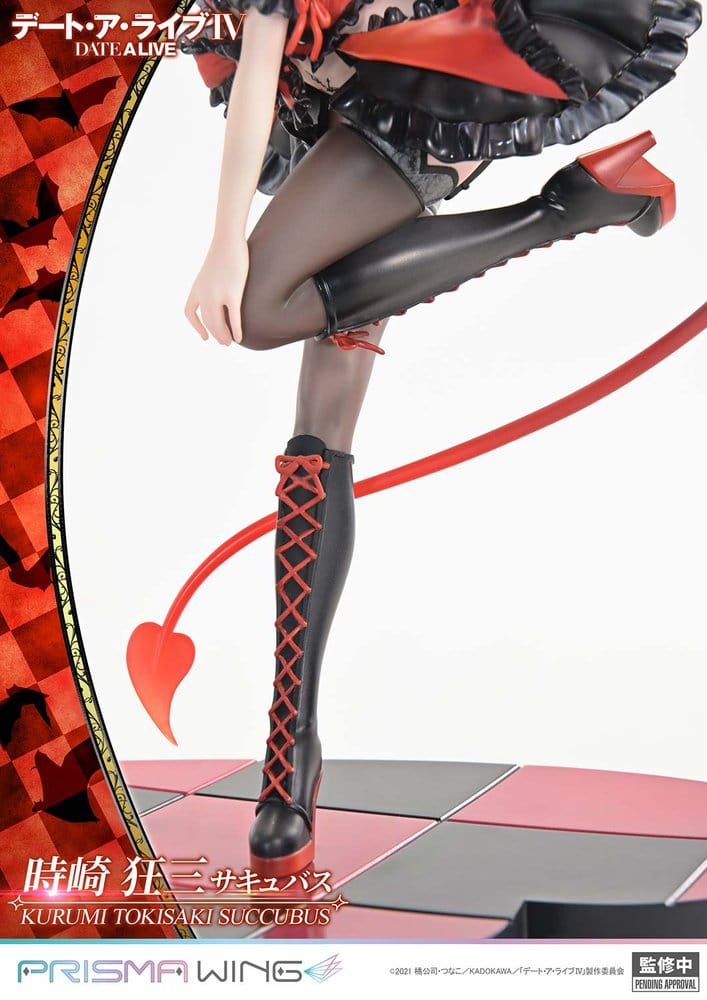 Date A Live Dead statuette PVC 1/7 Prisma Wing Kurumi Tokisaki succubus 25 cm