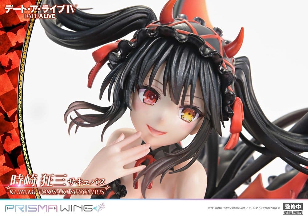 Date A Live Dead statuette PVC 1/7 Prisma Wing Kurumi Tokisaki succubus 25 cm