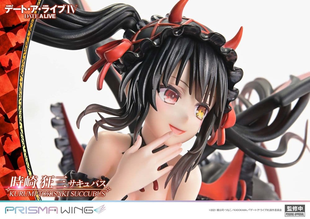 Date A Live Dead statuette PVC 1/7 Prisma Wing Kurumi Tokisaki succubus 25 cm