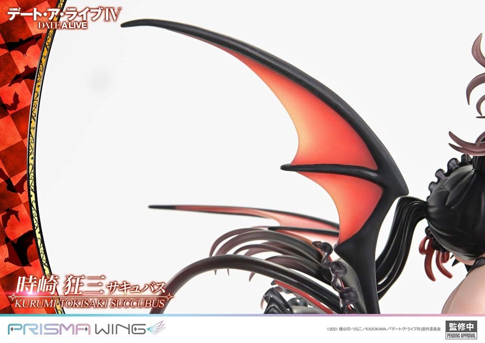 Date A Live Dead statuette PVC 1/7 Prisma Wing Kurumi Tokisaki succubus 25 cm