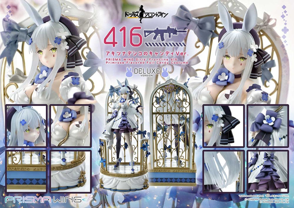 Girls' Frontline statuette PVC 1/7 Prisma Wing Primrose-Flavored Foil Candy Costume Deluxe Version 25 cm