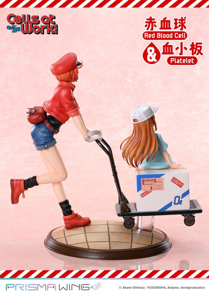 Cells at Work statuette PVC Red Blood Cell & Platelet 26 cm