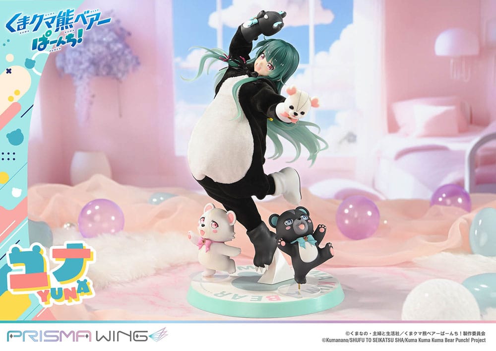 Kuma Kuma Kuma Bear Punch! statuette PVC 1/7 Prisma Wing Yuna 28 cm