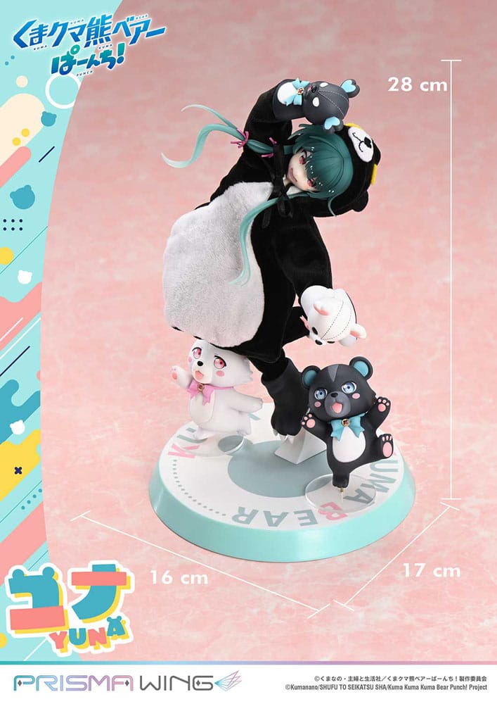 Kuma Kuma Kuma Bear Punch! statuette PVC 1/7 Prisma Wing Yuna 28 cm