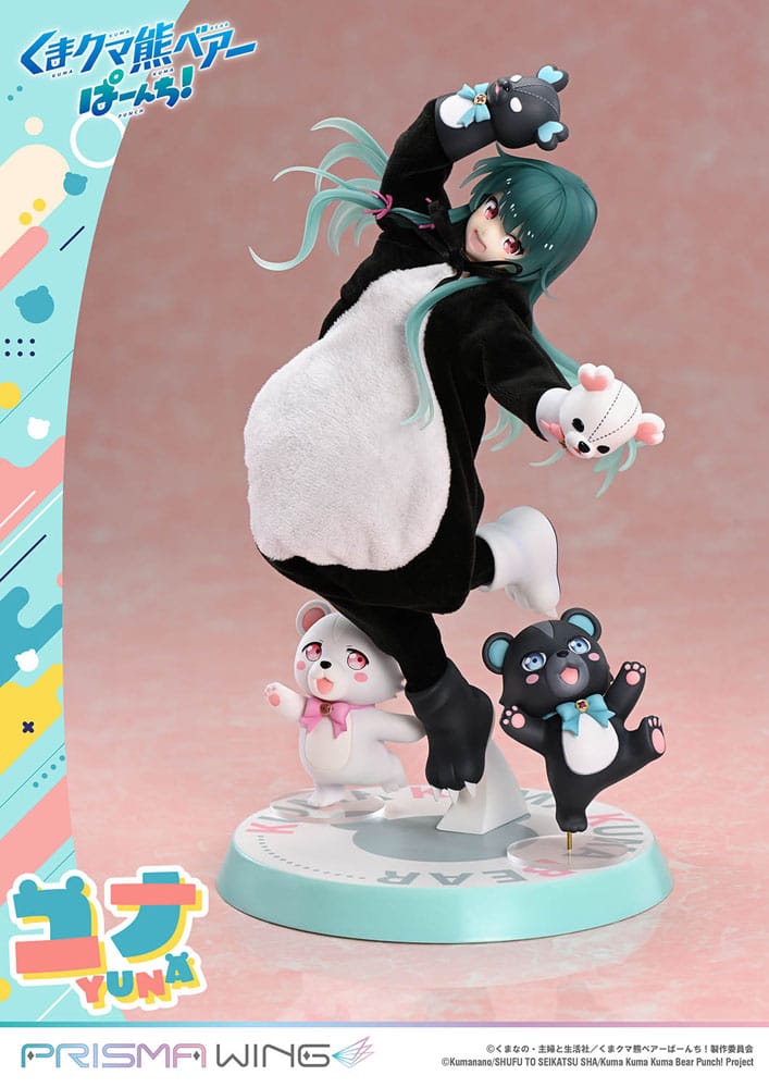 Kuma Kuma Kuma Bear Punch! statuette PVC 1/7 Prisma Wing Yuna 28 cm