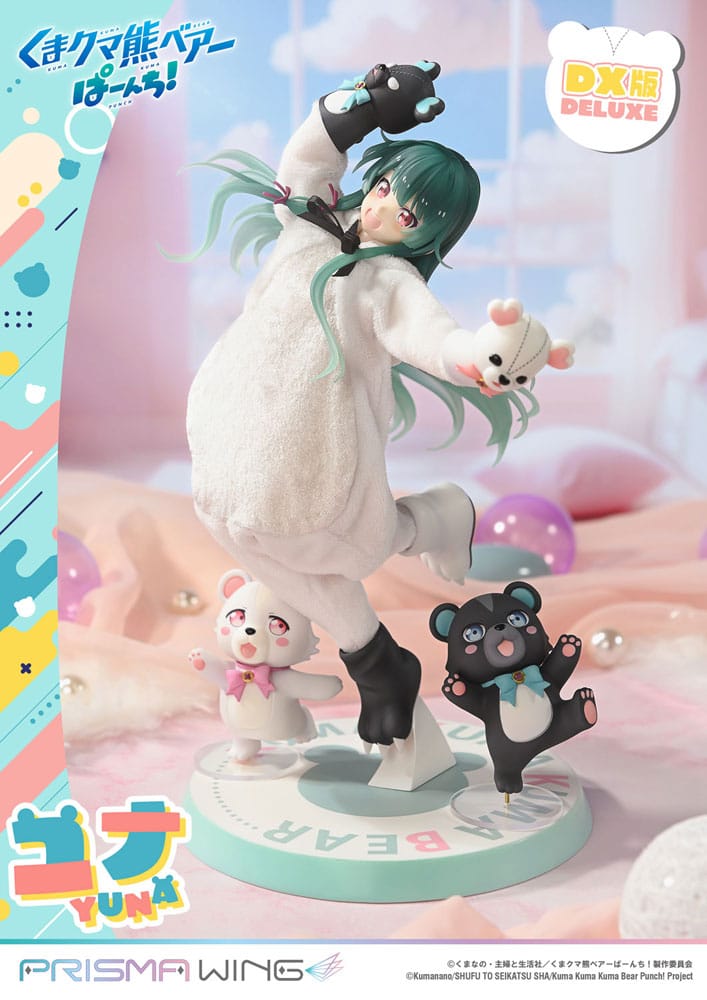 Kuma Kuma Kuma Bear Punch! statuette PVC 1/7 Prisma Wing Yuna Deluxe Version 28 cm