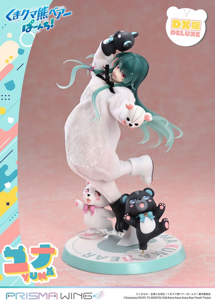 Kuma Kuma Kuma Bear Punch! statuette PVC 1/7 Prisma Wing Yuna Deluxe Version 28 cm