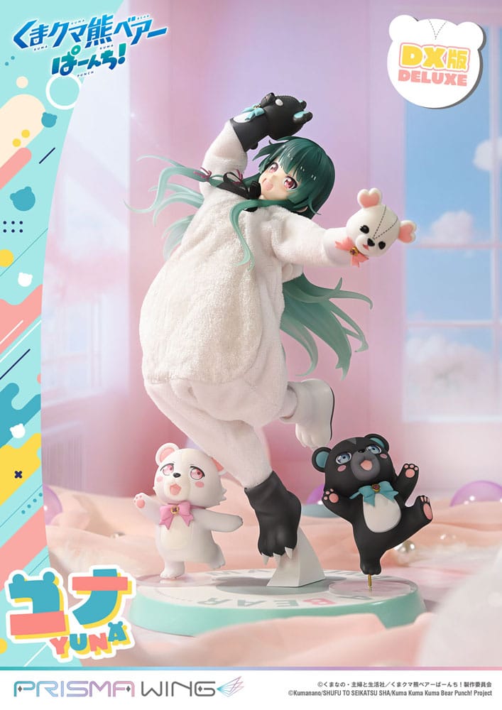 Kuma Kuma Kuma Bear Punch! statuette PVC 1/7 Prisma Wing Yuna Deluxe Version 28 cm