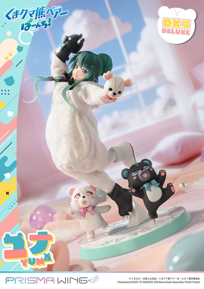 Kuma Kuma Kuma Bear Punch! statuette PVC 1/7 Prisma Wing Yuna Deluxe Version 28 cm