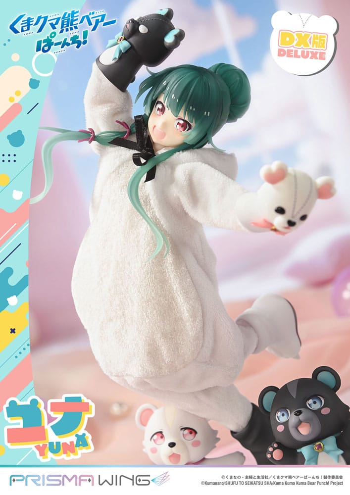 Kuma Kuma Kuma Bear Punch! statuette PVC 1/7 Prisma Wing Yuna Deluxe Version 28 cm