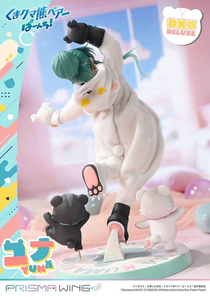 Kuma Kuma Kuma Bear Punch! statuette PVC 1/7 Prisma Wing Yuna Deluxe Version 28 cm