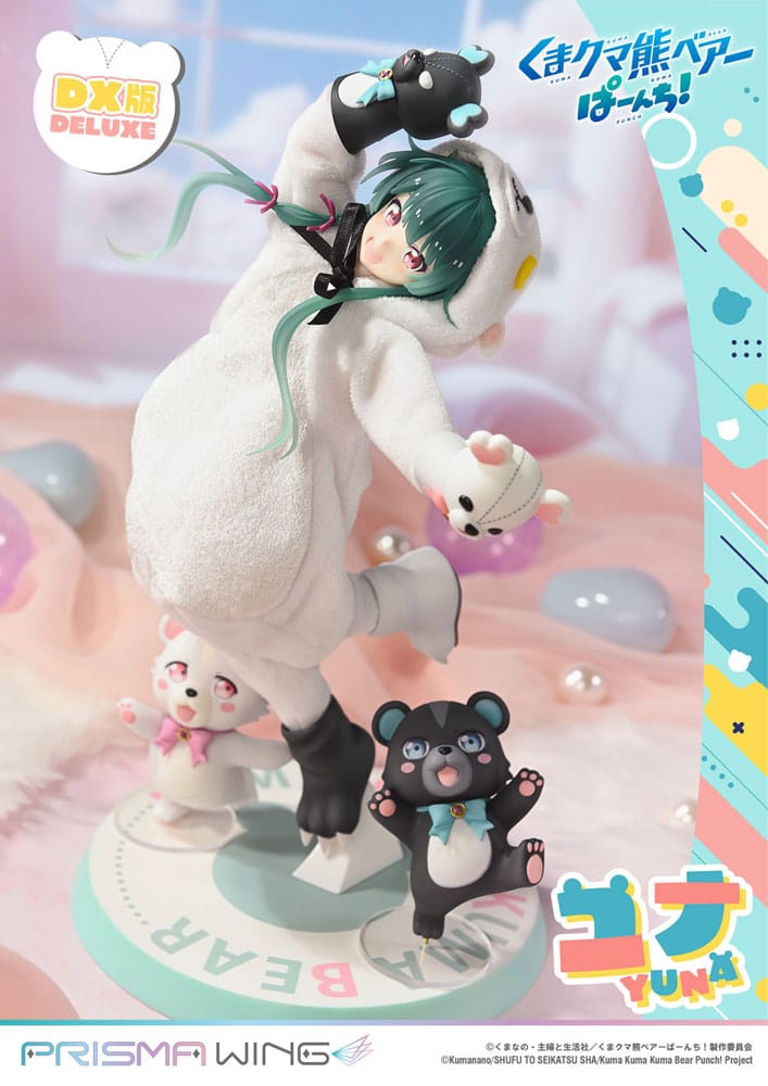 Kuma Kuma Kuma Bear Punch! statuette PVC 1/7 Prisma Wing Yuna Deluxe Version 28 cm