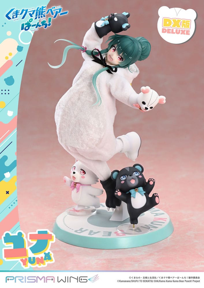 Kuma Kuma Kuma Bear Punch! statuette PVC 1/7 Prisma Wing Yuna Deluxe Version 28 cm
