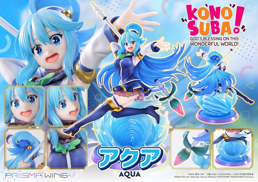Konusuba - God's blessing on this wonderful world! statuette PVC 1/7 Prisma Wing Aqua 24 cm