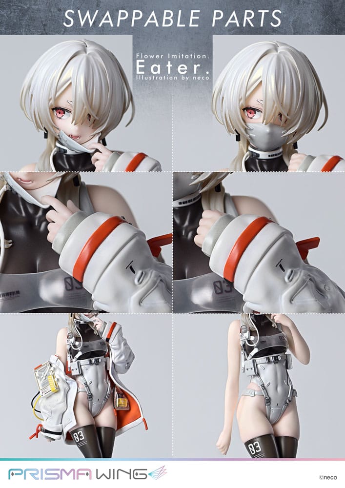 Flower Imitation statuette PVC 1/7 Prisma Wing Eater Illustration by neco 32 cm