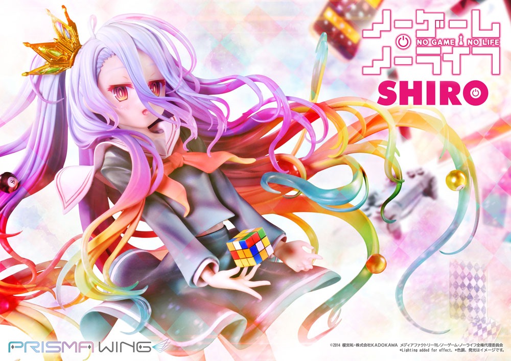 No Game No Life statuette PVC 1/7 Prisma Wing Shiro 27 cm