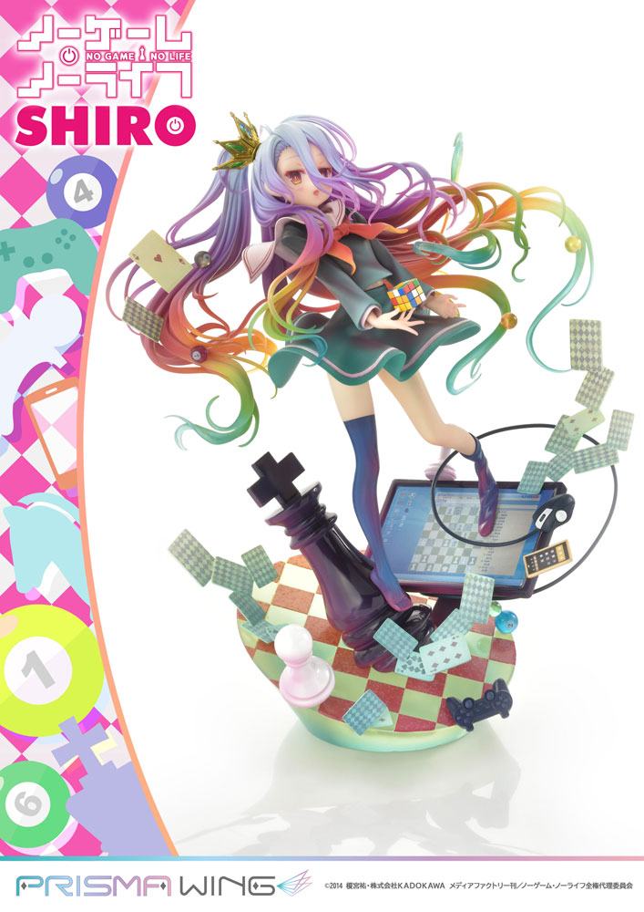 No Game No Life statuette PVC 1/7 Prisma Wing Shiro 27 cm