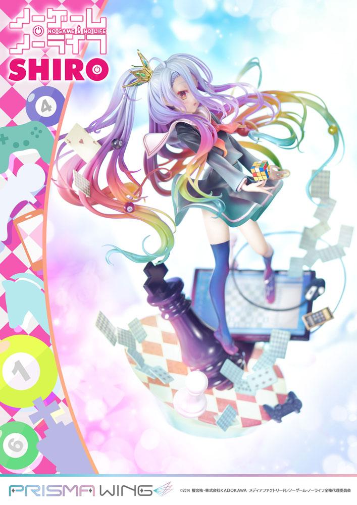 No Game No Life statuette PVC 1/7 Prisma Wing Shiro 27 cm