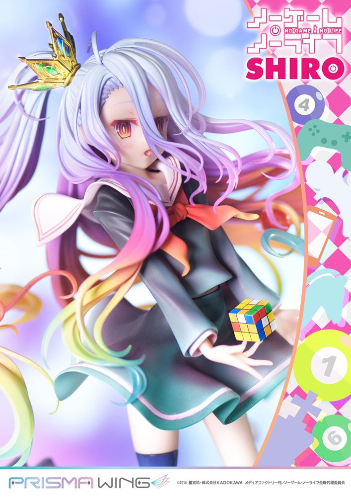 No Game No Life statuette PVC 1/7 Prisma Wing Shiro 27 cm