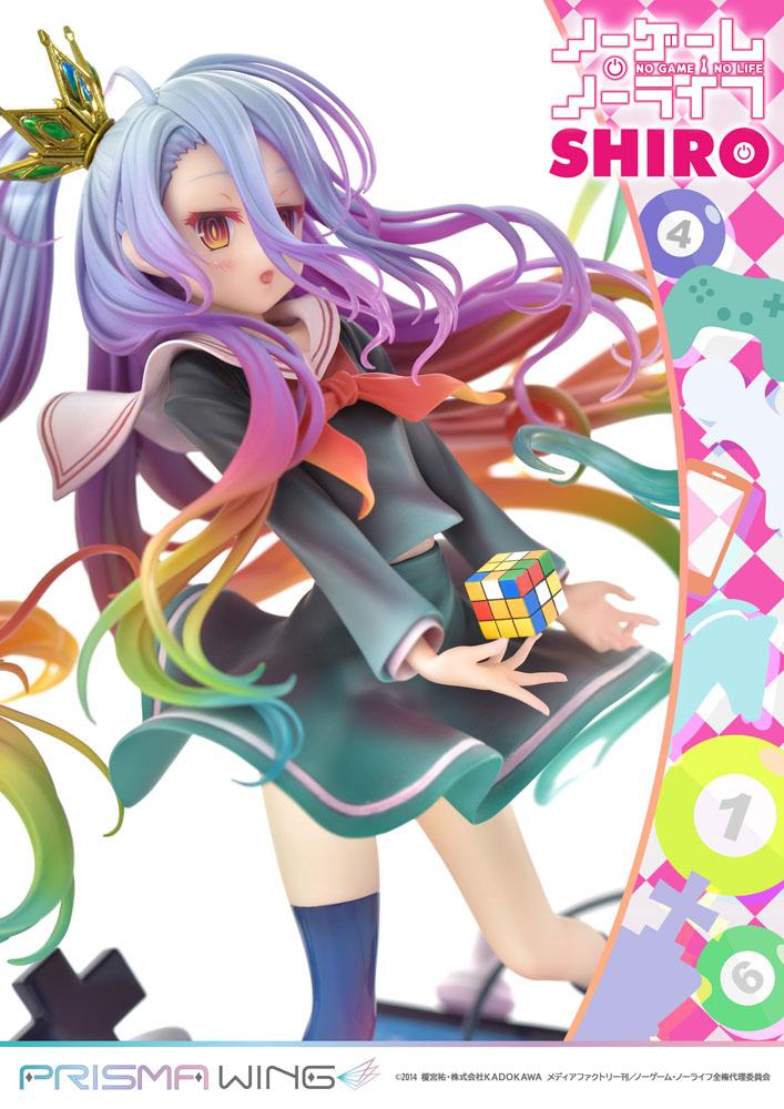No Game No Life statuette PVC 1/7 Prisma Wing Shiro 27 cm