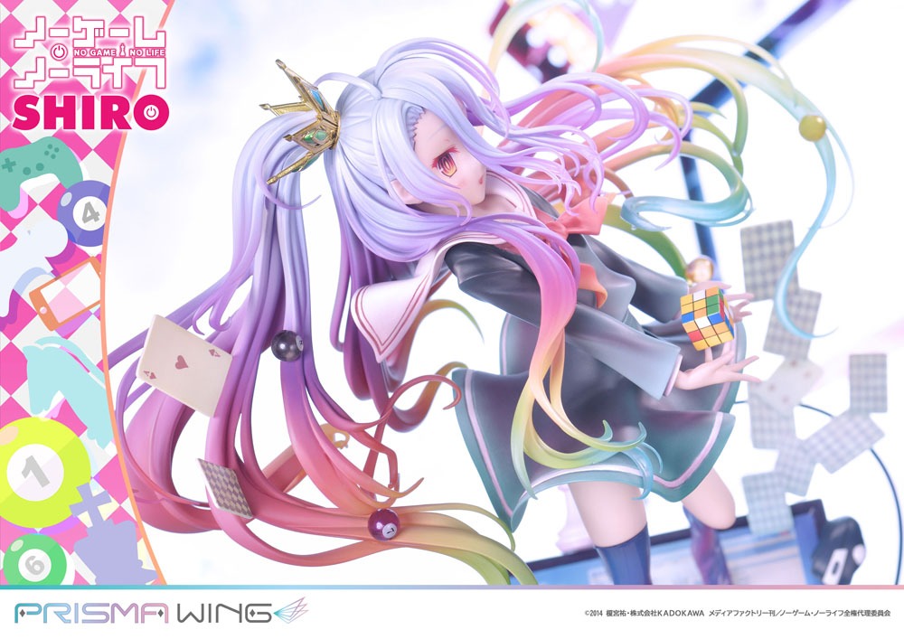 No Game No Life statuette PVC 1/7 Prisma Wing Shiro 27 cm