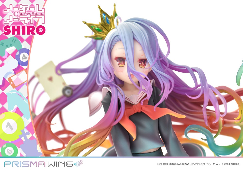 No Game No Life statuette PVC 1/7 Prisma Wing Shiro 27 cm