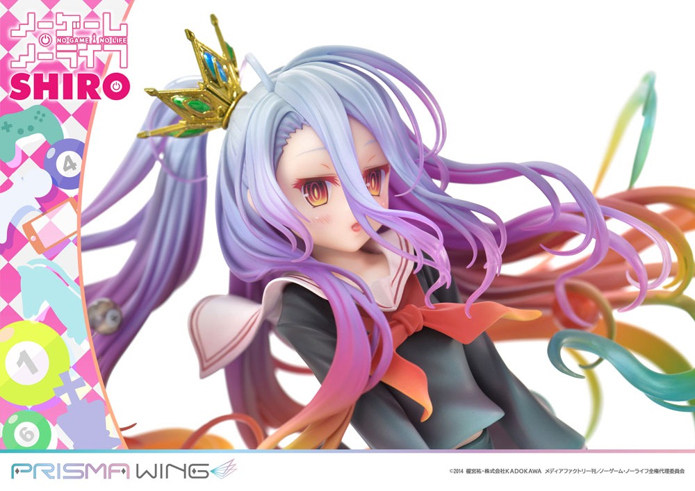 No Game No Life statuette PVC 1/7 Prisma Wing Shiro 27 cm