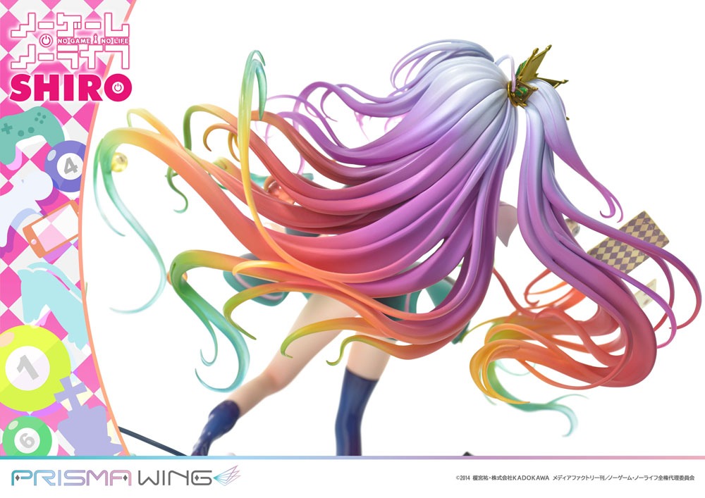 No Game No Life statuette PVC 1/7 Prisma Wing Shiro 27 cm