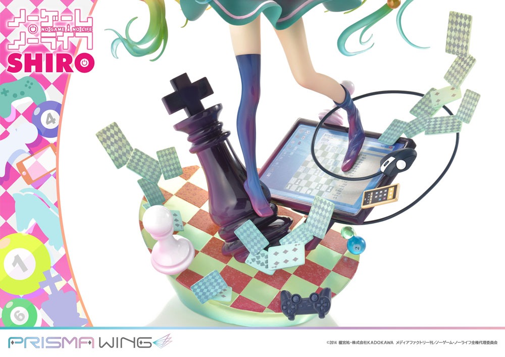 No Game No Life statuette PVC 1/7 Prisma Wing Shiro 27 cm